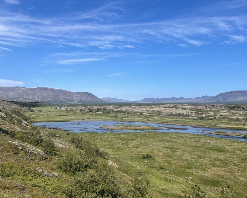 landscape around Thingvellir